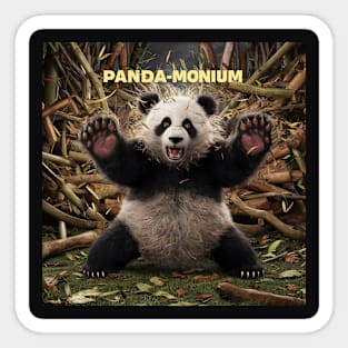 Real Panda-Monium Sticker